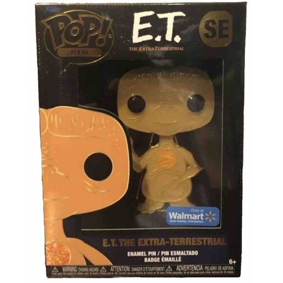 Funko Pop! Pin E.T The Extra-Terrestrial - Walmart Exclusive 2022 Enamel NIB NEW - Picture 1 of 10